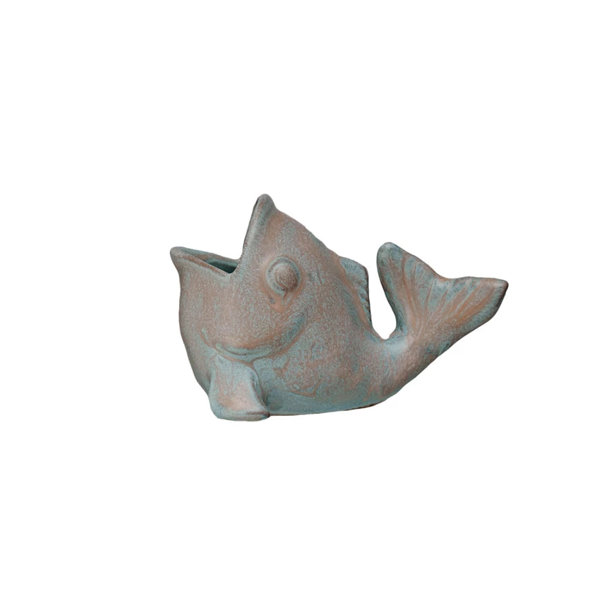 Stoneware Fish Shaped Toothpick Holder #DF9636 – Inspired New Ulm