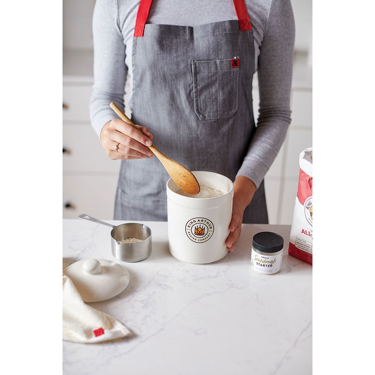 King Arthur Baking Company Sourdough Storage Crock - Thumbnail 5