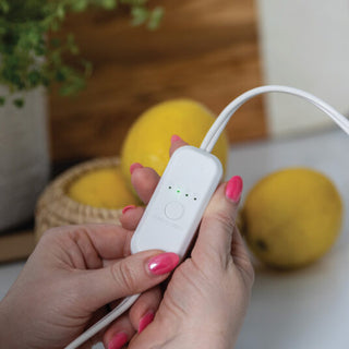 Timer Candle Plate Warmer White #05