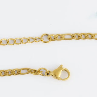 10056 Narelle Waterproof Figaro Chain Gold Nk 5H6