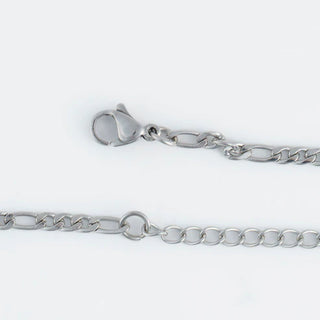 10057 Narelle Waterproof Figaro Chain Silver Nk 5H6