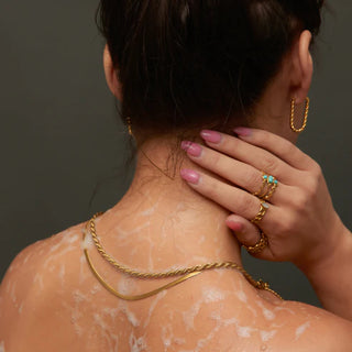 10070 Snake Chain Gold 18" Necklace 5H6