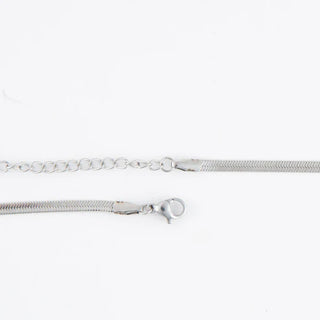 10071 Snake Chain Silver 18" Necklace 5H6