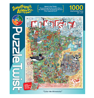 Color Me Minnesota 1000 Pc Puzzle #10155