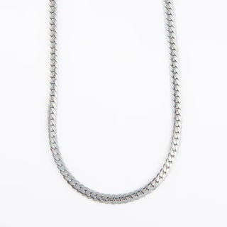 10201 Narelle Waterproof Herringbone Chain Silver Nk 5N6