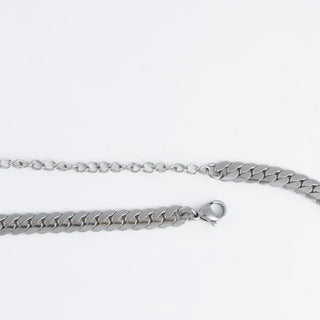 10201 Narelle Waterproof Herringbone Chain Silver Nk 5N6