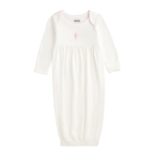 Pink Crochet Cross Gown #10800136P-03