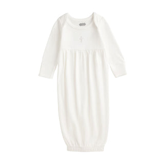 Ivory Crochet Cross Gown #10800154-NB