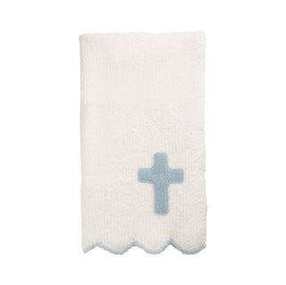 Blue Cross Chenille Blanket #11000287