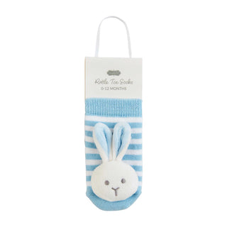 Bunny Rattle Toe Socks #12600336Blue