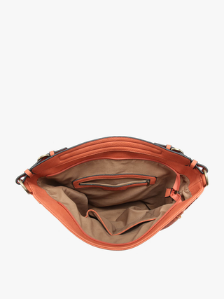 Aris Whipstitch Hobo/Crossbody w/ Guitar Strap | M2049