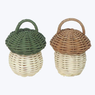 Rattan Mushroom Decor #13352