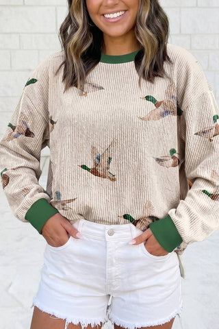 P1520 Pullover Top Beige