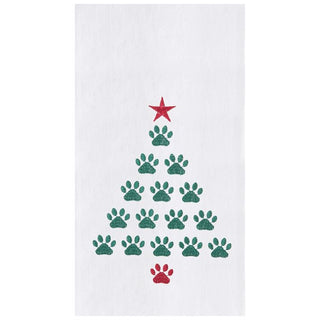 Christmas Tree Paws Towel #861712429