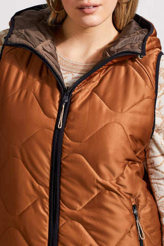 1943O 3376 Puffer Vest Walnut