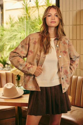E442J Jacket Vintage Camel