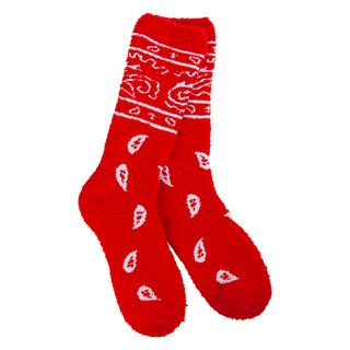 74607 Cozy Crew Bandana Red Socks