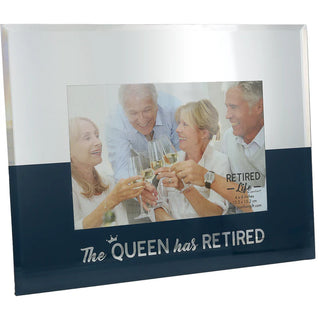RL - The Queen - 9x7 Mirrored Glass Frame #23613