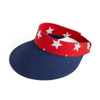 Pamela Visor - Navy/Red #2426304A