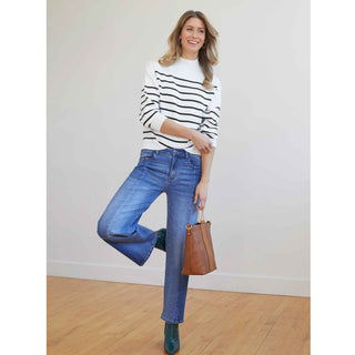 2439053 Sweater Winter White/Black