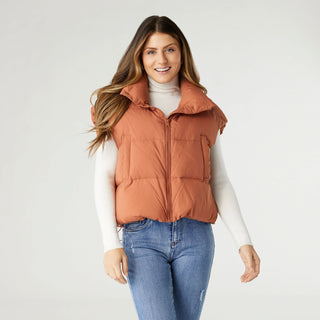 2439086 Down Vest Rust