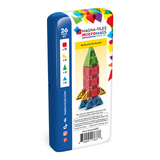Magna-Tiles - Micro Mags Travel Set Pkg/26 #244026BO