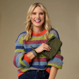 2438305A The Little Stash Bag + Crossbody Olive