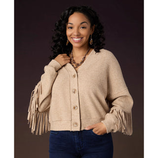 2539148 Cardigan Oatmeal Heather