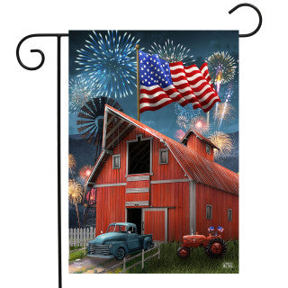 American Celebration Barn Garden Flag #02263