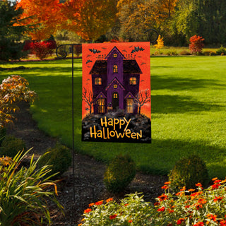 Spooky House Garden Flag #GFBL-G02313
