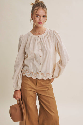 J4539T Blouse Latte