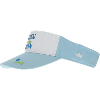 QOG - Queen Of The Green -Light Teal W/White Adjustable Visor #34202
