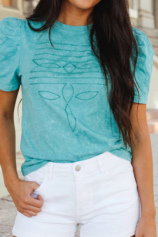 P404 Top Turquoise