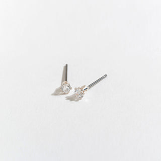 42109-30-Silver CZ Ear 4H6