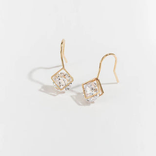 43119-5 Dazzler Cz Diamond Drop Gold Ear 5H6