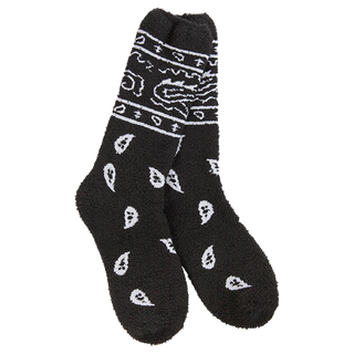 74605 Cozy Crew Bandana Black Socks