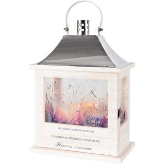 "Heaven In Our Home" Wooden Slat Lantern #57678