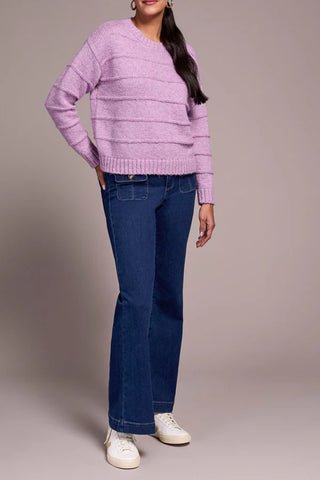 5959O 5047 Sweater H Purple Lotus