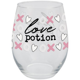 Love Potion Wine Glass Stemless 17oz #44762