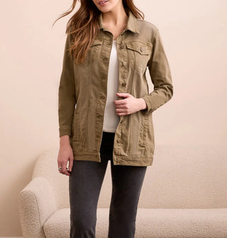 6015O 5019 Jacket Olive Leaf