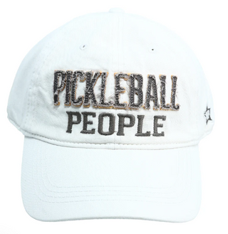 WP - Pickleball People White Adjustable Hat #67952