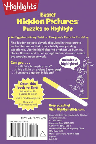 Easter Hidden Pictures Puzzles to Highlight
