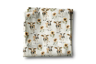 Cow Sunflower Dairy Kitchen Towel