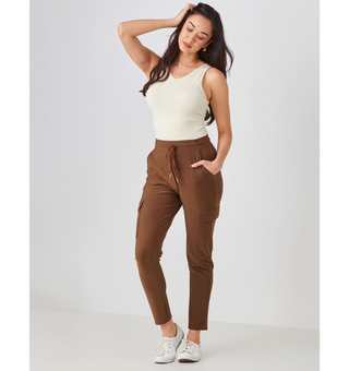 423776 Pants Cargo Taupe