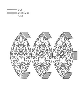 Color, Cut, & Fold Christmas Ornaments