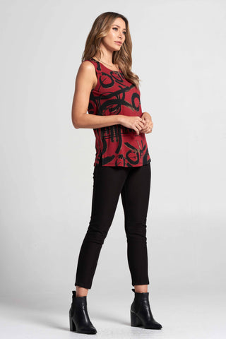 IT201P Tank Top Graffiti Red