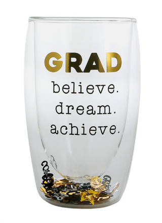 HC - Grad  14oz. Double Wall Glass #75357