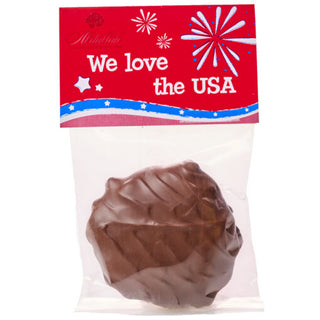 Patriotic Pecan Alligator Caramel, Milk Chocolate & Pecans #5112P