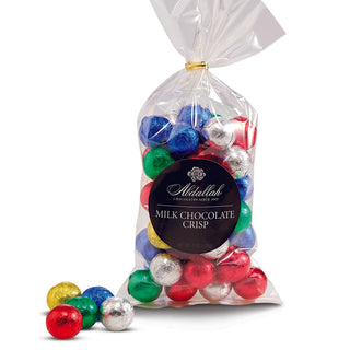 7 oz Milk Chocolate Crispy Christmas Balls (Foiled) #7085X