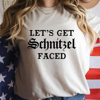 Let's Get Schnitzel Unisex T-Shirt Sand